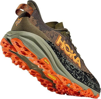 HOKA Speedgoat 6 – Olive, Brown & Orange