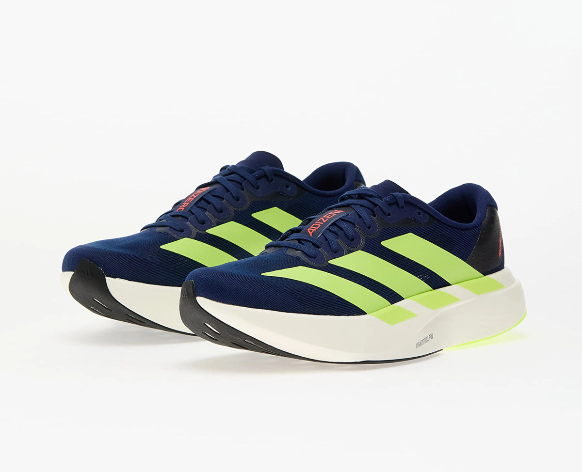 Adidas Adizero EVO SL Running Shoes – Dark Blue / Solar Slime