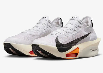 Nike Alphafly 3 Prototype Racing Shoes – White / Total Orange