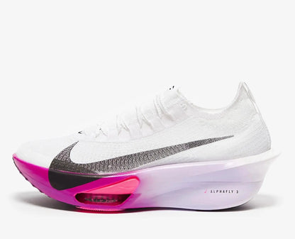 Nike Alphafly 3 Road Racing Shoes – White / Purple Agate / Vivid Grape