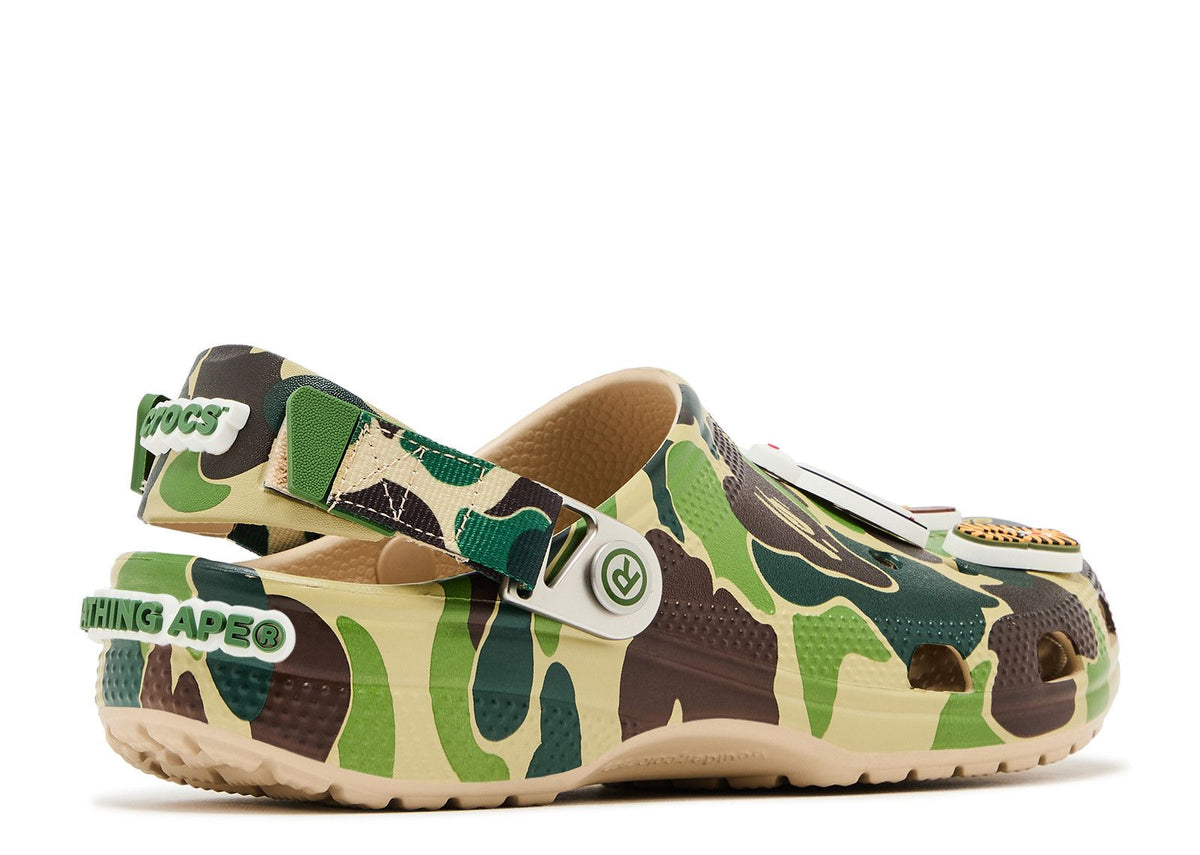 BAPE x Crocs Classic Clog 'ABC Camo - Green' (209627-212)