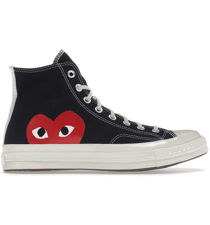 Converse Comme des Gar?¡ìons Play x Chuck 70 High 'Black' (150204C)