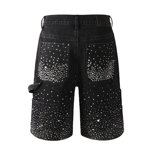 Lila Shorts Kristalle 5099
