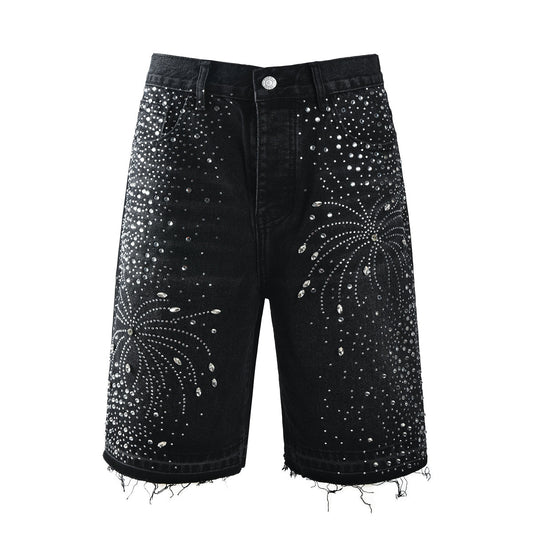 LILA Shorts Kristalle 5103