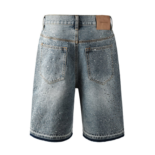 Lila Shorts Kristalle 5102
