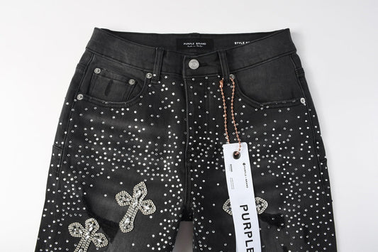 LILA Shorts Kristalle 5111