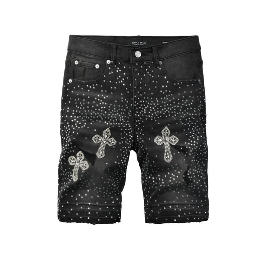LILA Shorts Kristalle 5111