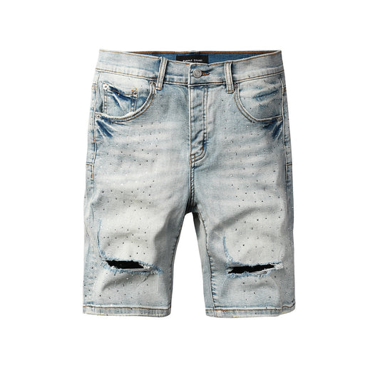 LILA Shorts Kristalle 5113