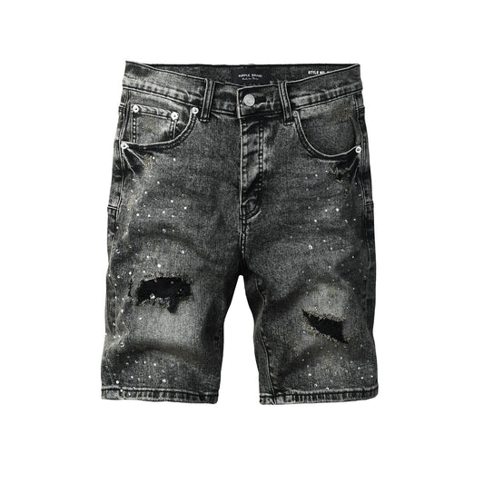 Lila Shorts Kristalle 5112