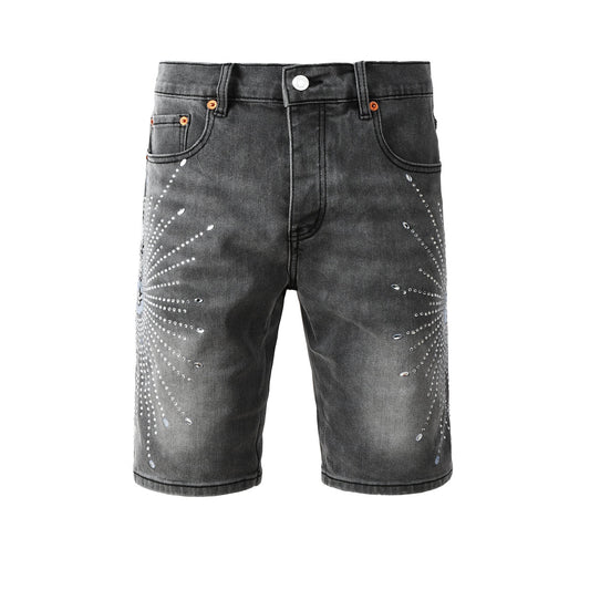 LILA Shorts Kristalle 5094