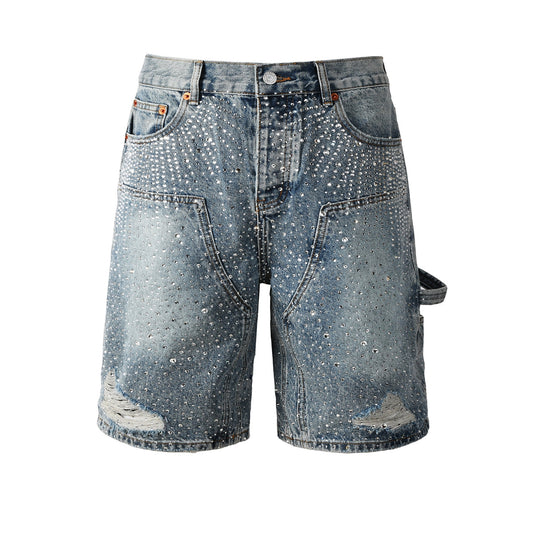 LILA Shorts Kristalle 5097