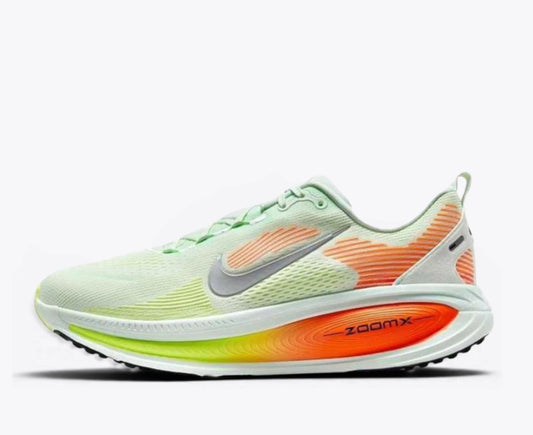 Nike Vomero 18 Road Running Shoes - Barely Green / Hyper Crimson