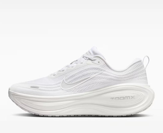 Nike Vomero Plus Road Running Shoes - White / Metallic Silver