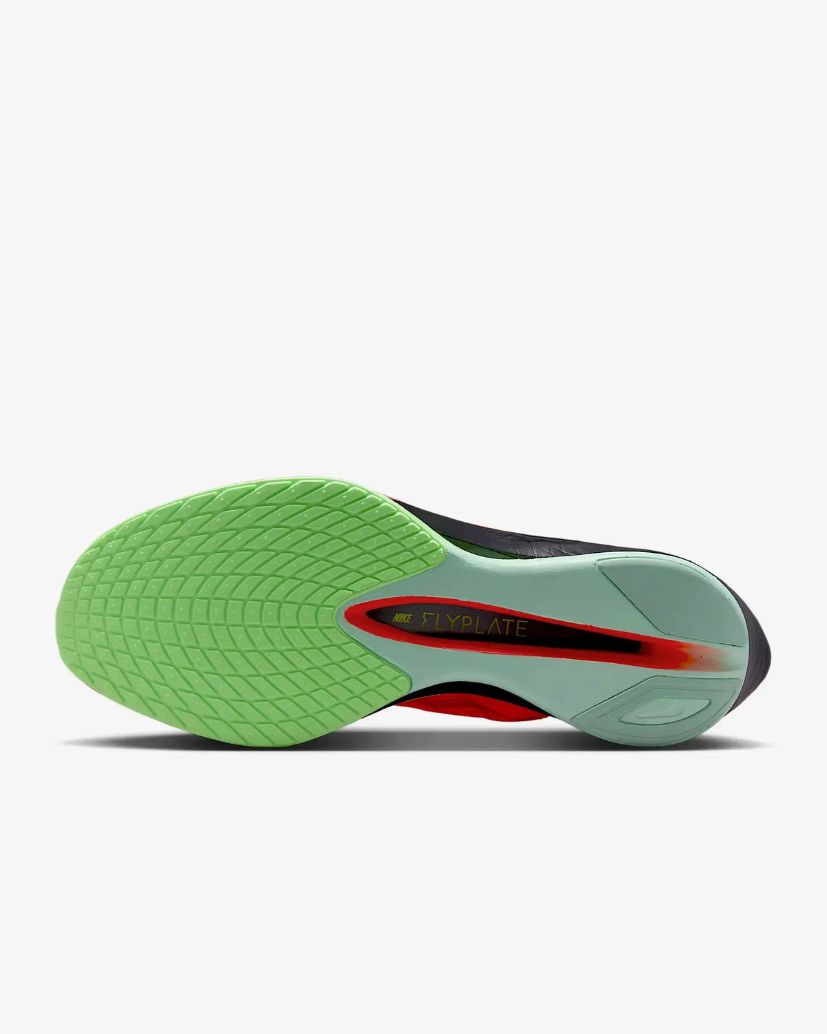 Nike Vaporfly 4 Road Racing Shoes - Bright Crimson / Lime Blast