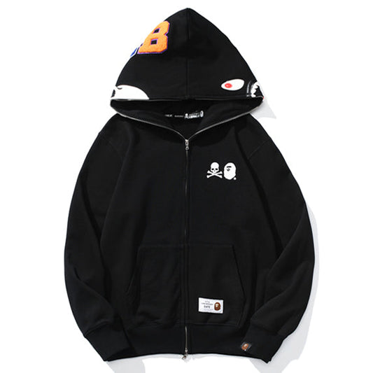 BAPE シャークスカルジップフーディ