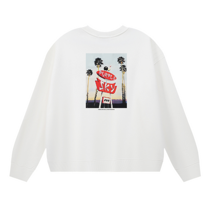 紫 メンズ 長袖Tシャツ スウェットシャツ 1150