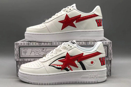 A Bathing Ape Bape Sta Low シャーク ホワイト