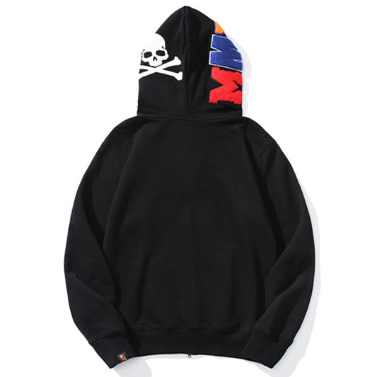 BAPE シャークスカルジップフーディ