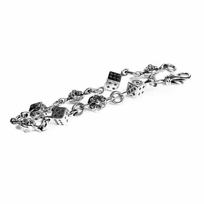 クロムハーツ DICE AND CROSSBALL BRACELET -4