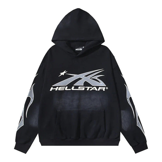 Hellstarフーディー ブラック・グレー