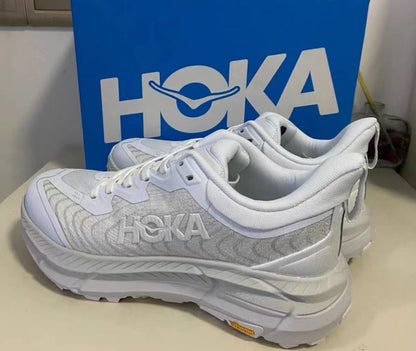 HOKA Mafate Speed 4 – White & Cream
